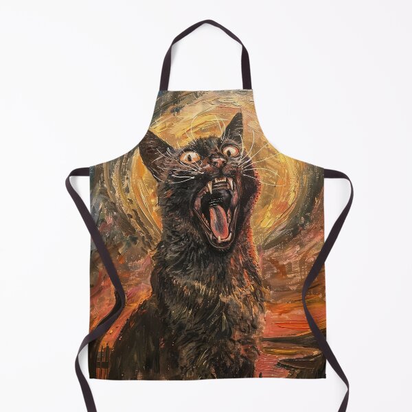 Item preview, Yowling Black Cat designed and sold by OccultDreams.