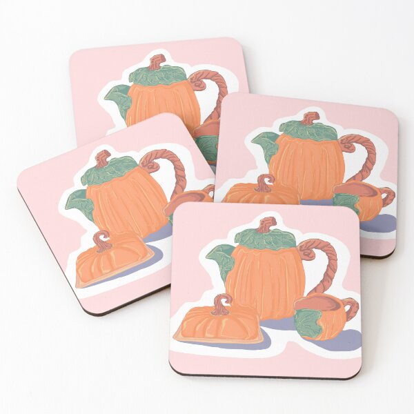 Item preview, set of dishes in the shape of a pumpkin designed and sold by elisabetaaa.