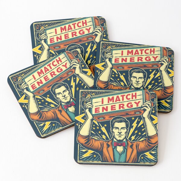 Item preview, I Match Energy designed and sold by OldSchoolRetro.