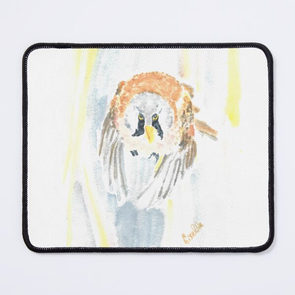 Item preview, Bearded Reedling flying designed and sold by GiselleSellier.
