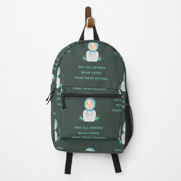 Item preview, Not All Heroes Wear Capes. Some Wear Scrubs. Celebrating Medical Workers designed and sold by Rebel-Design.