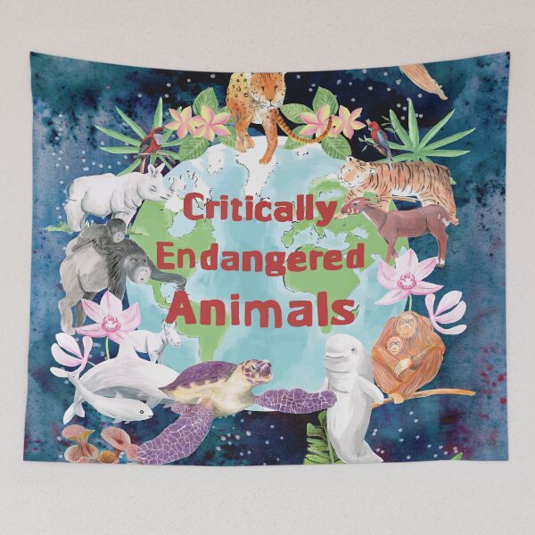 Item preview, Critically Endangered Animals designed and sold by SallyJTaylor.