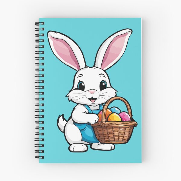 Item preview, Adorable easter eggs hunter bunny designed and sold by luisalfonso1989.