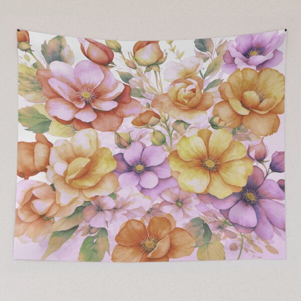 Item preview, Watercolour flowers designed and sold by Flowersonstuff.