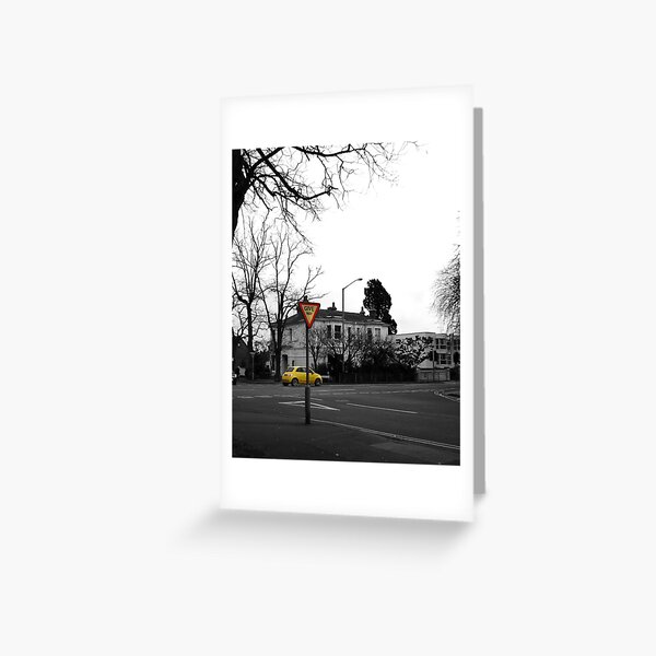 Crossing roads Greeting Card