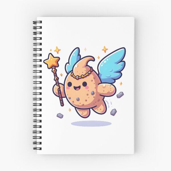 Item preview, Kawaii Charming Golem With A Magical Wand designed and sold by CanvasCutie.