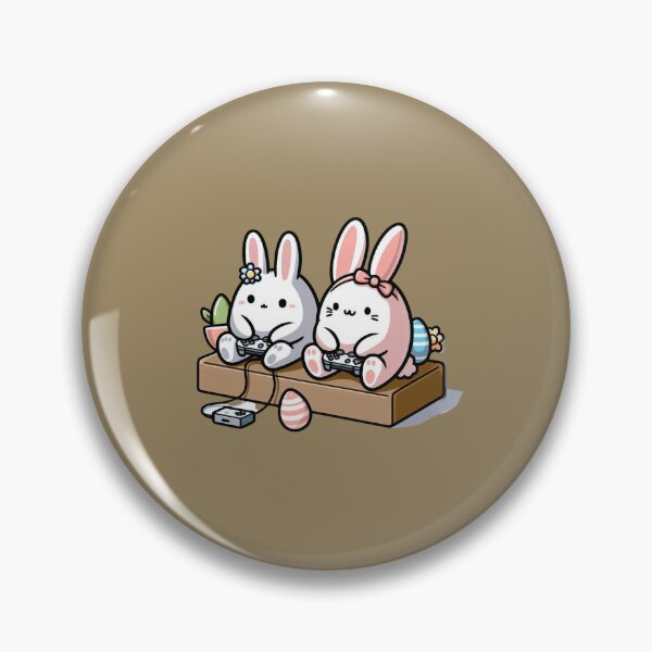 Artikelvorschau, Easter Peeps: Aufkleber mit niedlichen Tieren, die Videospiele spielen entworfen und verkauft von zax454.