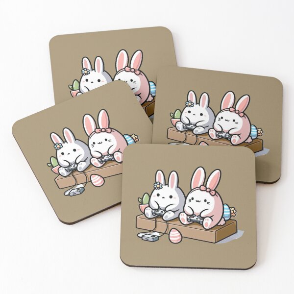 Item preview, Easter Peeps: Cute Animals Playing Video Games Sticker designed and sold by zax454.