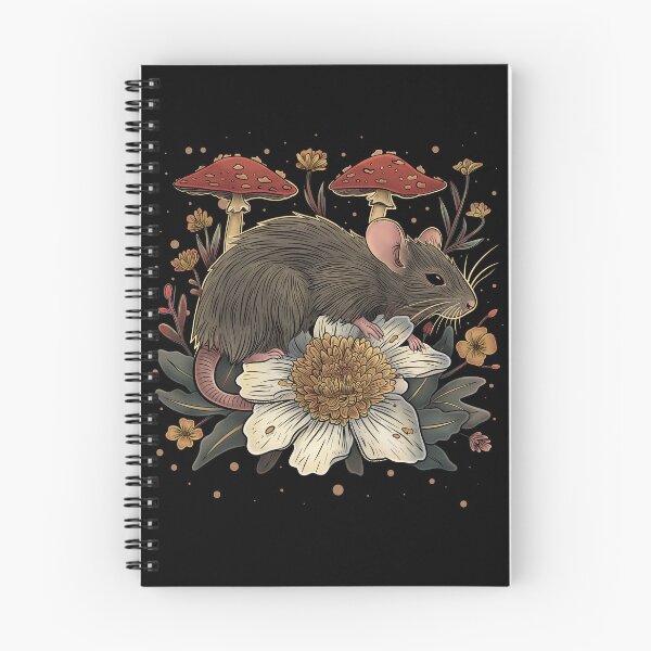 Item preview, Rata de campo del bosque floral designed and sold by MushroomCore.