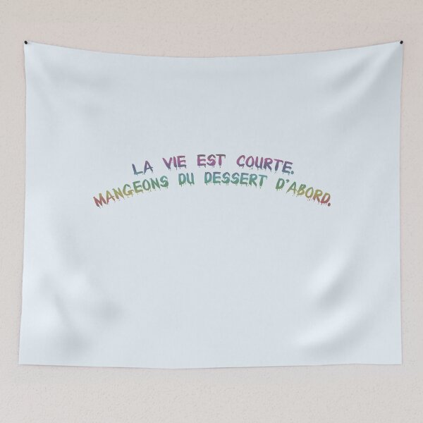 Item preview, La vie est courte. Mangeons du dessert d'abord. designed and sold by Collection de trésors .