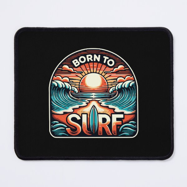 Item preview, Born to surf designed and sold by Graffik-Peeps.