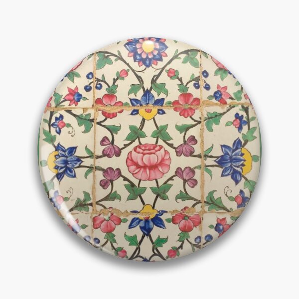 Item preview, Flowered Persian tiles Golestan palace, Iran designed and sold by ColourfulNomad.
