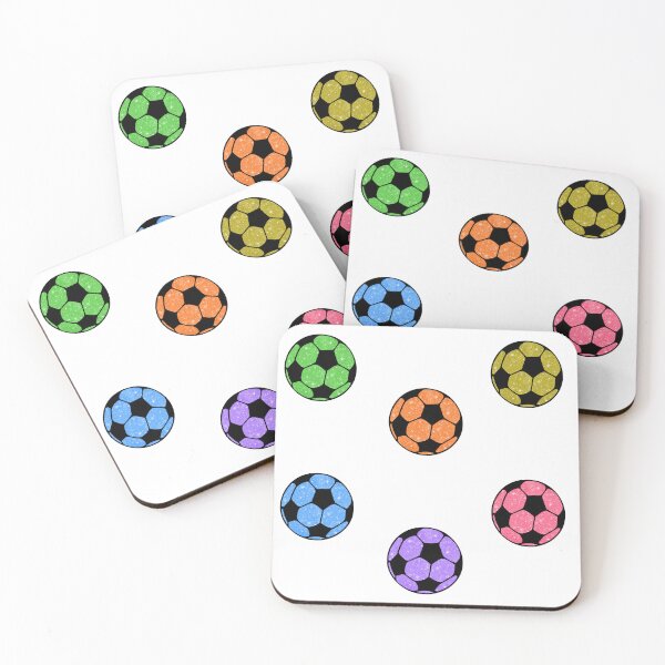 Item preview, Colorful Preppy Glitter Soccer Ball Set Pack designed and sold by wonderxwander.