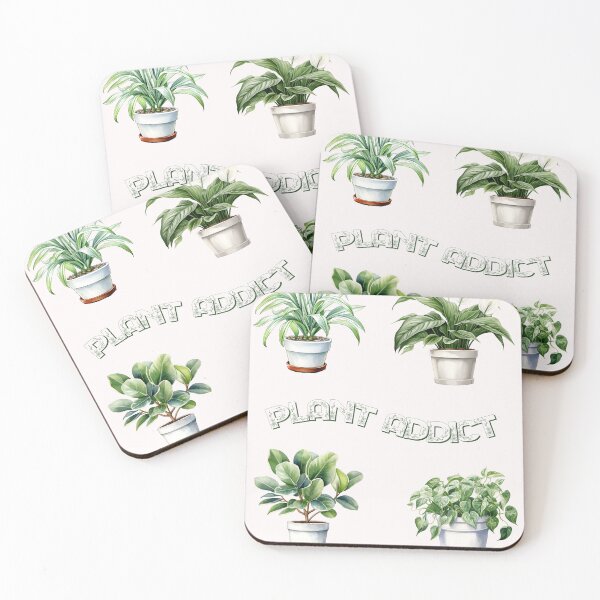 Item preview, Plant addict Stickers - Cordyline, spathiphyllum, Ficus Robusta, Epipremnum designed and sold by Endless Projects.