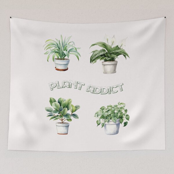 Item preview, Plant addict Stickers - Cordyline, spathiphyllum, Ficus Robusta, Epipremnum designed and sold by Endless Projects.