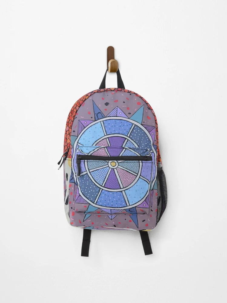 Thumbnail 1 of 3, Backpack, Serpent Compass designed and sold by Todd-Rashid.