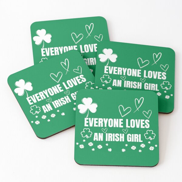 Item preview,  Everyone Loves An Irish Girl Patrick's Day Lucky Shamrock Party Cute designed and sold by ZACK ART.
