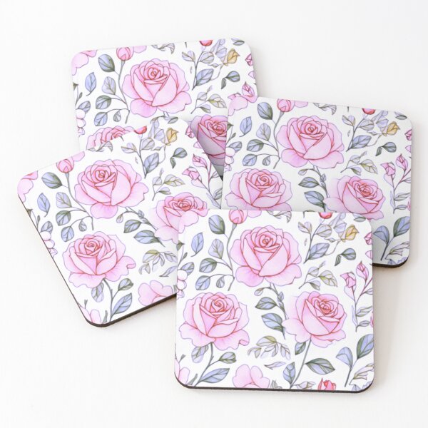 Item preview, Delicate pink roses designed and sold by Flowersonstuff.
