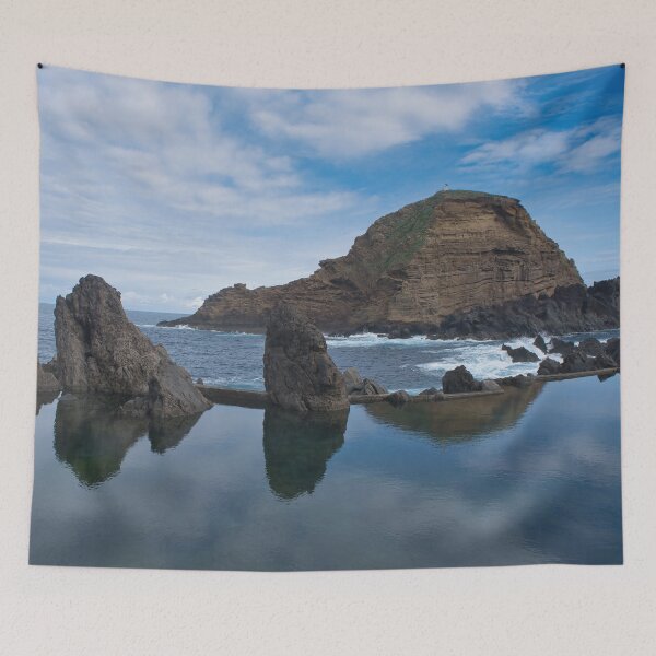 Item preview, The Blue Pools of Porto Moniz designed and sold by NancyKHajjar.