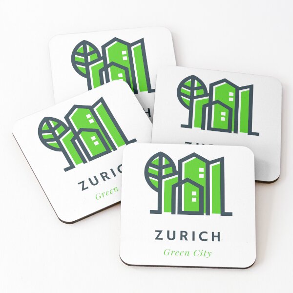 Item preview, Zurich Switzerland Sustainable Green City Logo designed and sold by Vintage-TM.