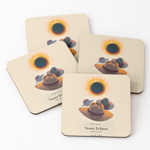 Item preview, Texas Eclipse April 8, 2024: Texas Sun Spectacle Poster designed and sold by David Balzen.