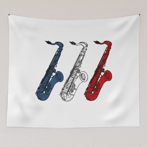 Item preview, Saxophone French Flag Saxophonist Sax Player France designed and sold by doodlerob.