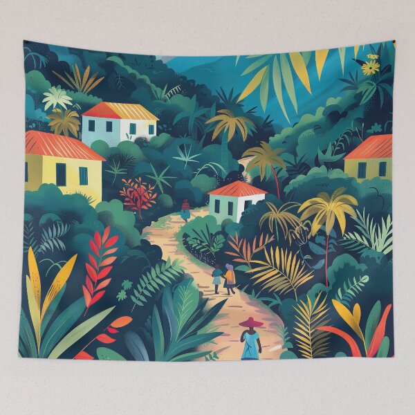 Item preview, Haiti Digital Illustration designed and sold by ComicsFactory.