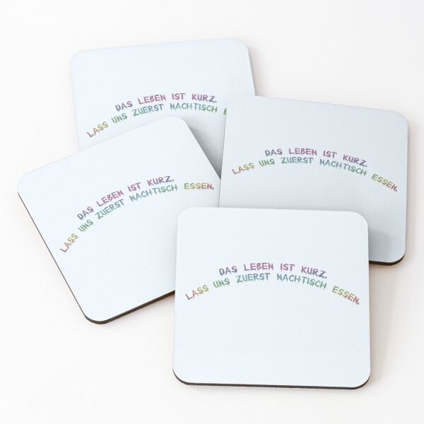 Item preview, Das Leben ist kurz. Lass uns zuerst Nachtisch essen. designed and sold by Collection de trésors .