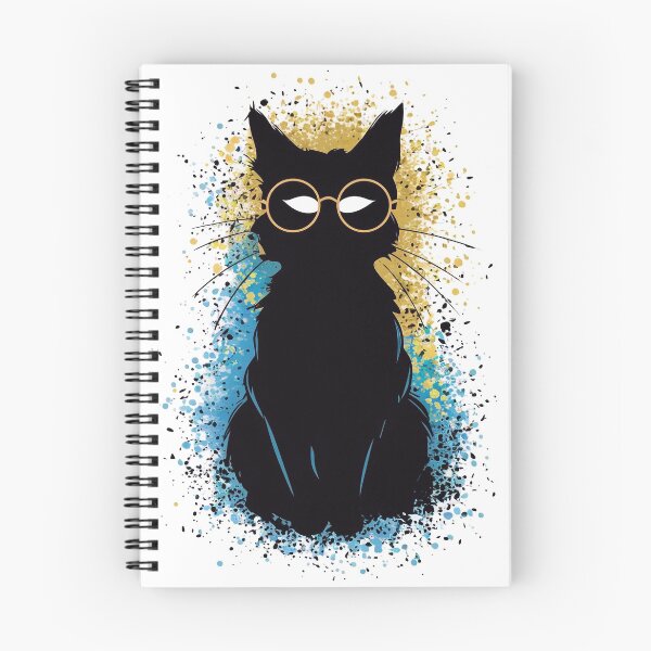 Item preview, Wizard cat in glasses designed and sold by Tajdi.