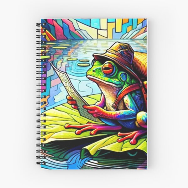 Item preview, Cubic Psychedelic Frog Plots his Course Through the Swamp designed and sold by PinoyDnDShirts.
