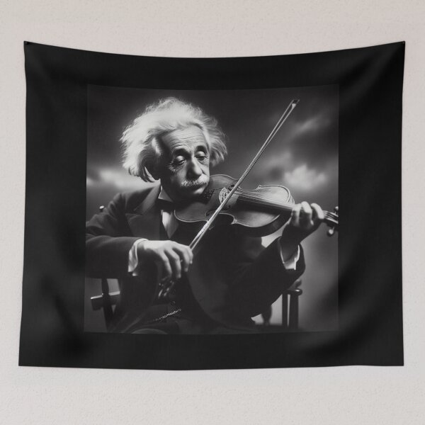 Item preview,  Albert Einstein  playing the violin designed and sold by sevenmountains.