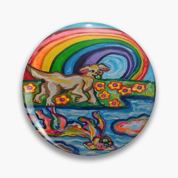 Item preview, Rainbow Bridge Dog Reflecting on Life designed and sold by Deborah Camp.