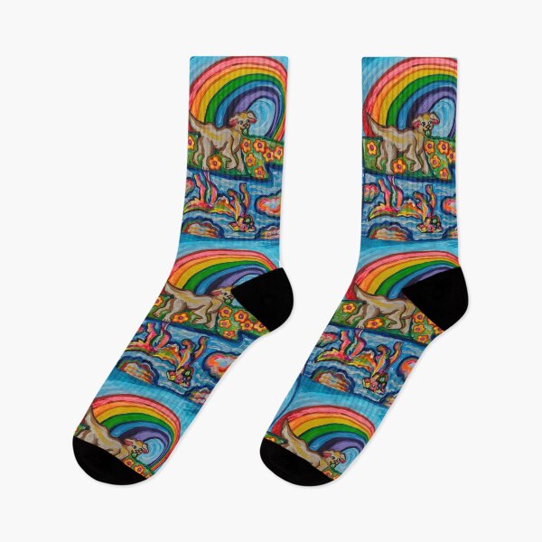 Item preview, Rainbow Bridge Dog Reflecting on Life designed and sold by Deborah Camp.