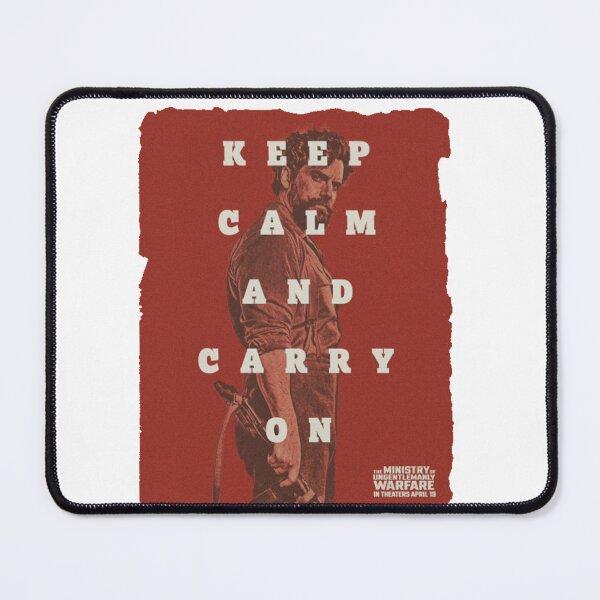Item preview, keep calm and carry on red henry cavill designed and sold by MechanicalART.