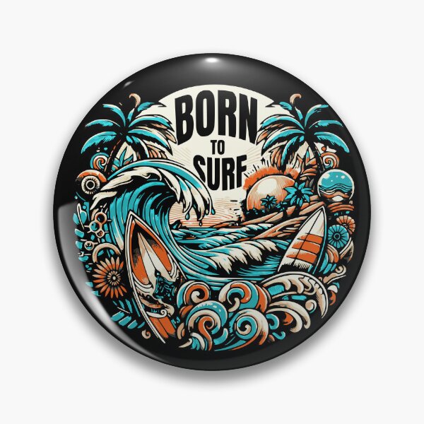 Item preview, Born to surf designed and sold by Graffik-Peeps.
