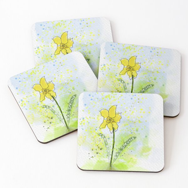 Item preview, Spring Has Sprung Daffodil Illustration designed and sold by Clare Walker.