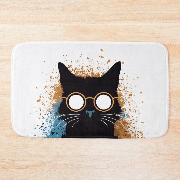 Item preview, Wizard cat in glasses designed and sold by Tajdi.