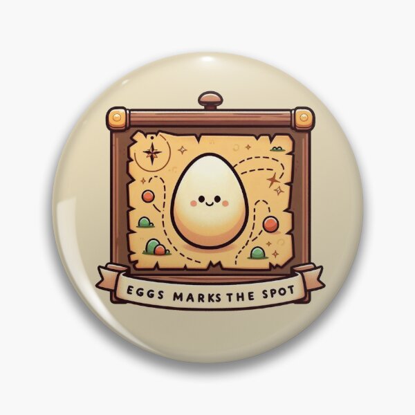 Item preview, Eggs marks the spot designed and sold by Vkinsify.
