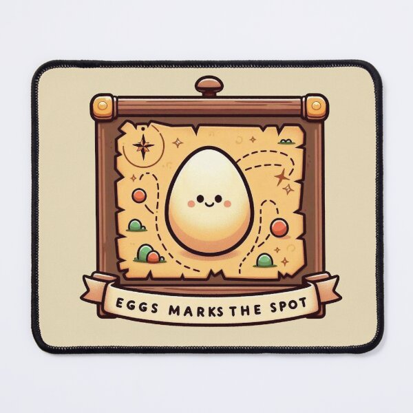 Item preview, Eggs marks the spot designed and sold by Vkinsify.