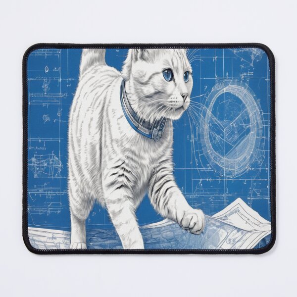 Item preview, Blueprint_Cat_13 designed and sold by 100Strokes.