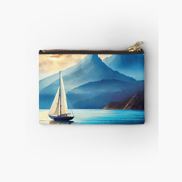 Item preview, Sailing the coast, peaceful ocean landscape designed and sold by Tiffany Glassco.