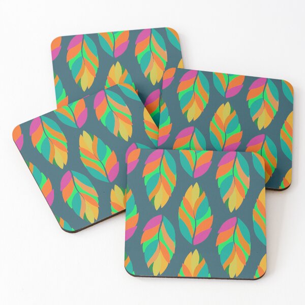 Item preview, Patrón de hojas de jungla en multicolor designed and sold by Andrea Turner.