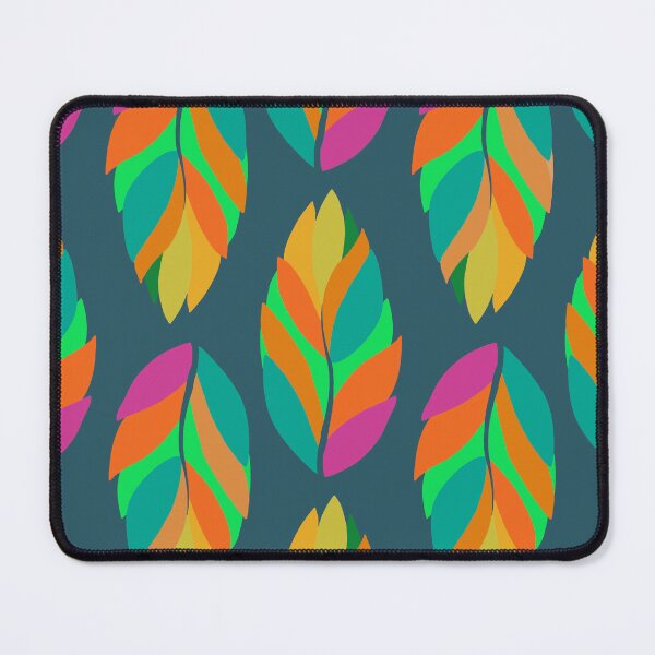 Item preview, Patrón de hojas de jungla en multicolor designed and sold by Andrea Turner.