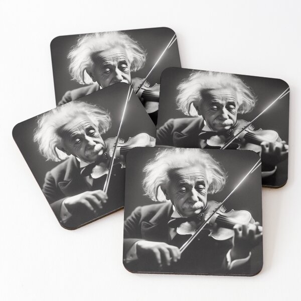 Item preview, Albert Einstein  playing the violin designed and sold by sevenmountains.