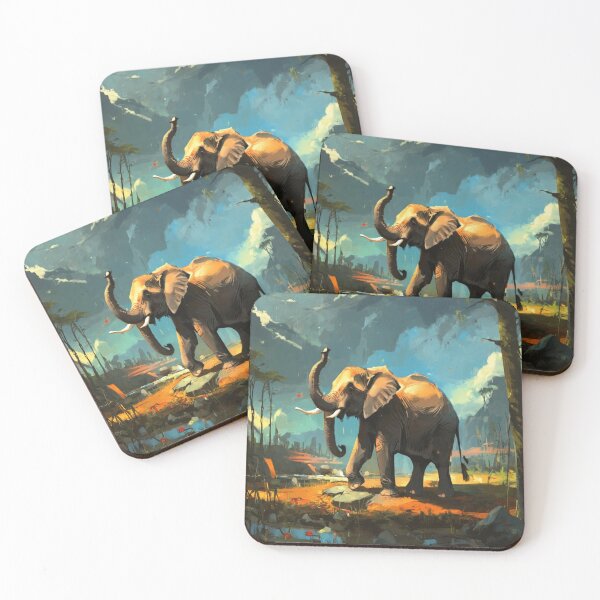 Item preview, Elephant Art designed and sold by HillsBeat.