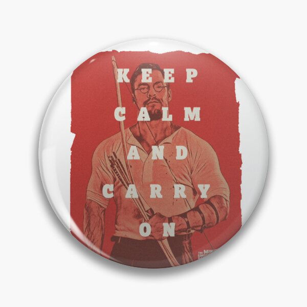 Item preview, keep calm and carry on red alan ritchson designed and sold by MechanicalART.