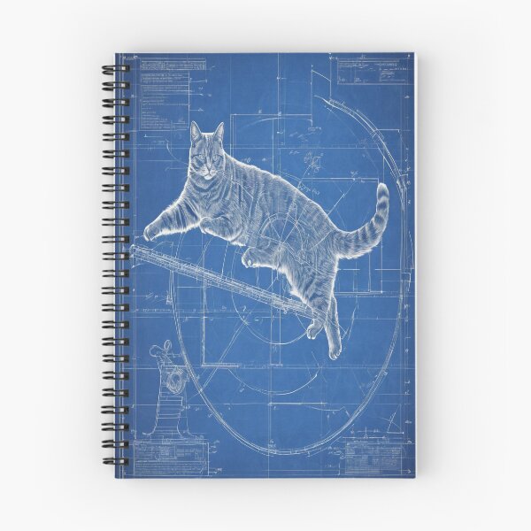 Item preview, Blueprint_Cat_15 designed and sold by 100Strokes.