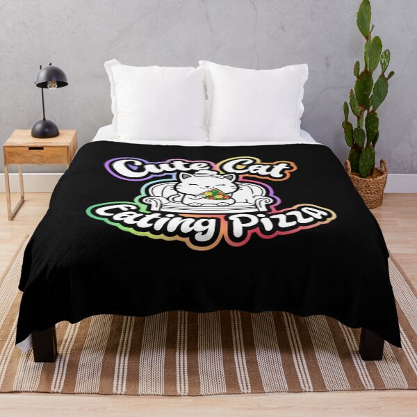 Item preview, Cute Cat Eating Pizza 2 designed and sold by Psycho-Crazy.