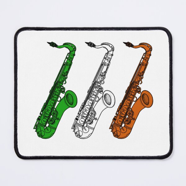 Item preview, Saxophone Irish Flag Saxophonist Sax Player Ireland designed and sold by doodlerob.
