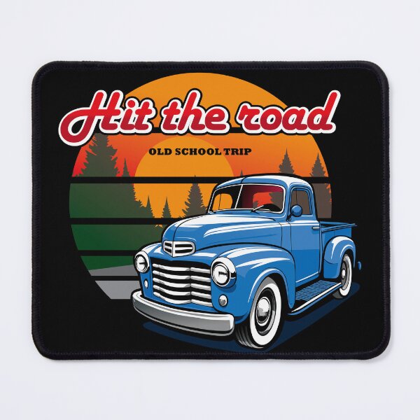 Item preview, Hit the road - old school trip. Vintage truck designed and sold by therockstuff.